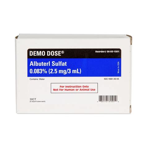 Demo Dose Simulated Albuterol Sulfate-PKI6931501