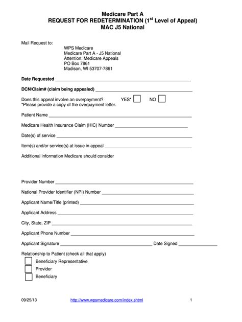 Wps Redetermination Form Fill Out And Sign Printable Pdf