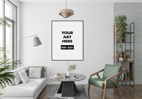 Frame Mockup Interior Mockup Living Room Graphic By Elmil Design