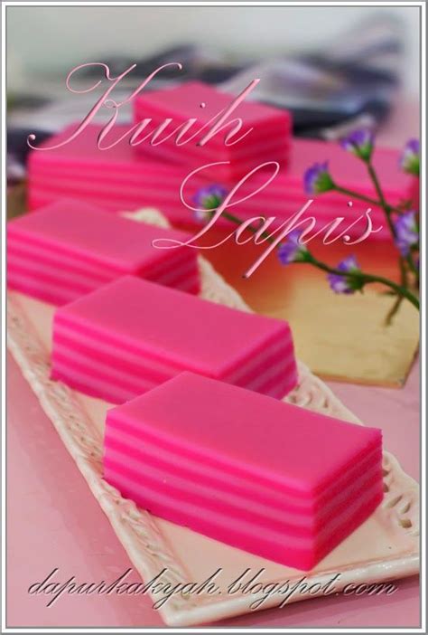 Kuih Lapis Tepung Gandum