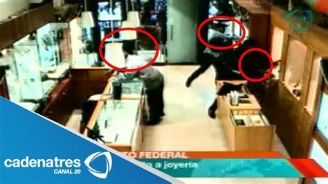 NUEVO VIDEO Difunden video del asalto en joyería en plaza Tepeyac