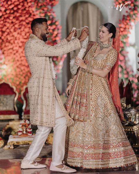 Hardik Pandya And Natasa Stankovics Royal Hindu Wedding Shaadiwish