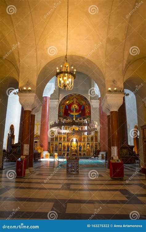 Belgrado Serbia Iglesia De San Marcos Entero En El Fondo Parque