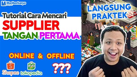 Cara Mencari Supplier Tangan Pertama Bagi Dropshipper Supplier