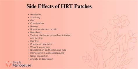 Hrt Patches Side Effects 3 Things To Know