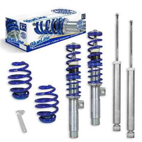 KIT AMORTISSEURS SUSPENSION COMBINES FILETES AVANT ET ARRIERE POUR