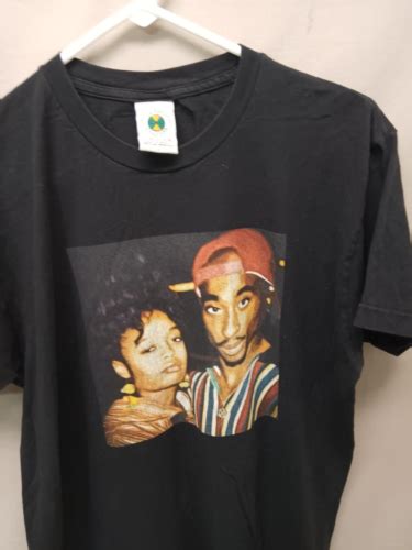 Men S Cross Colours Tupac 2Pac Hip Hop Rapper T Shirt L B750 EBay