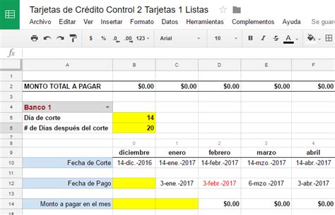 C Mo Conciliar Tarjetas De Cr Dito En Excel Recursos Excel