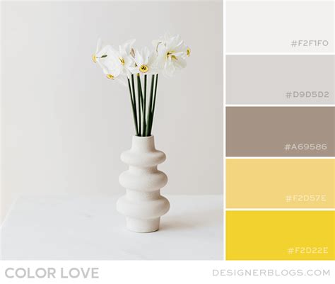 Color Love | Spring Yellow & Gray - Designer Blogs