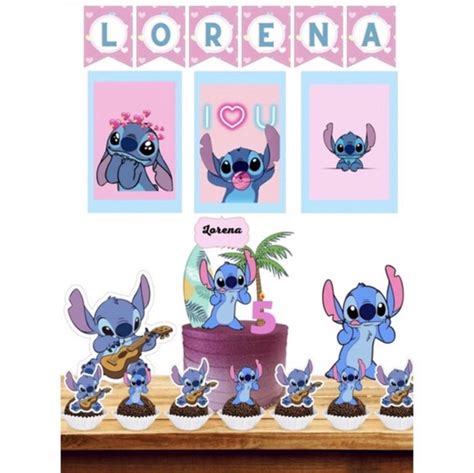 Kit É Só Um Bolinho Stitch Elo7 Produtos Especiais