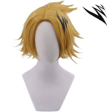 Amazon Cfalaicos My Hero Academia Cosplay Wig Kaminari Denki With