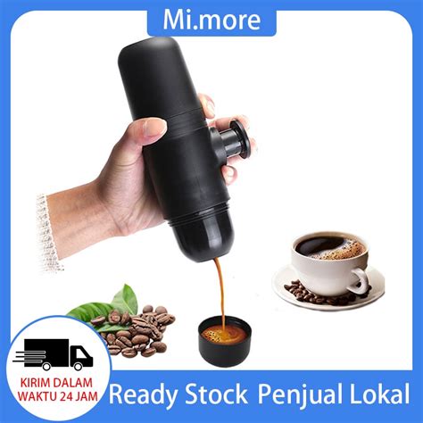 Jual Mesin Pembuat Kopi Espresso Mini Manual Portable Manual Coffee