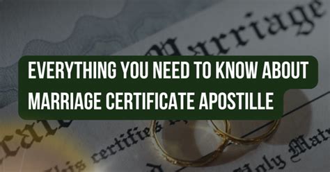 A Detauled Guide About Marriage Certificate Apostille