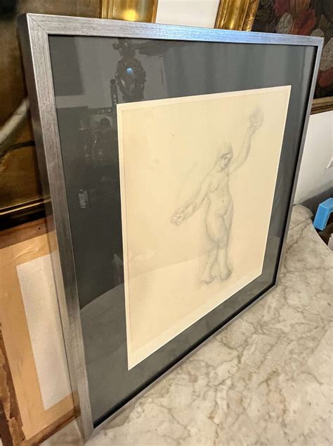 Impressed Numbered PRINT Of The Naked Dancer With A Tambourine