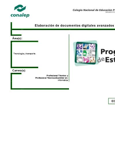 Elaboraci N De Documentos Digitales Avanzados