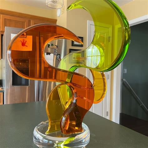 Shlomi Haziza Art Shlomi Haziza Large Lucite Sculpture Multi