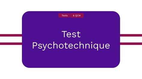 Test Psychotechnique Pdf T L Charger