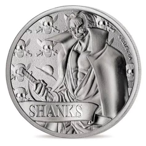 OP RARE MINI médaille One Piece 2024 Shanks Monnaie de Paris EUR 28