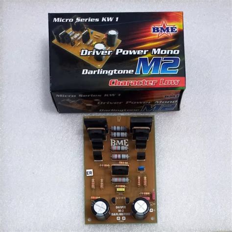 Jual KIT Driver Power Amplifier Mono M2 Darlingtone Sublow By BME