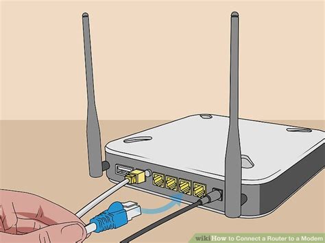 How To Connect A Router To A Modem With Pictures Wikihow