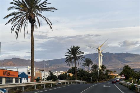 Fotos Borrasca Scar El Tiempo En El Cruce De Arinaga Por La Borrasca