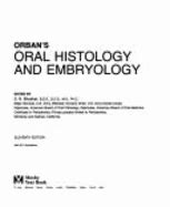 Orban S Oral Histology And Embryology By Bhaskar Alibris