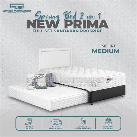 Jual Guhdo Spring Bed Sorong In New Prima Sandaran Prospine Full