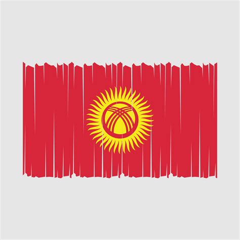 Kyrgyzstan Flag Vector Illustration 21908459 Vector Art at Vecteezy