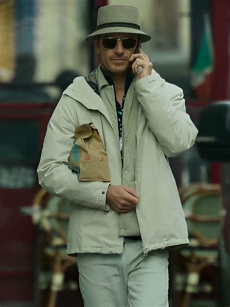 The Killer Michael Fassbender White Jacket - Just American Jackets