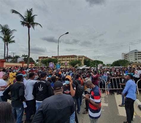 End Sars Protests Hit Lagos Secretariat Governors Office House Of