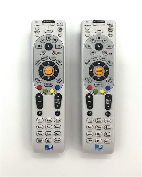 2 Pack Replacement Directv Rc64 Ir 3 Device Remote Control