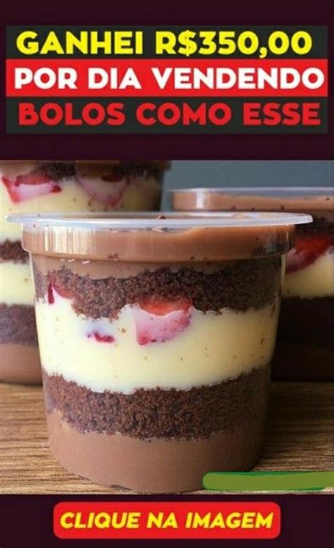 Bolos No Pote Garanta Sua Vaga Bolo De Pote Bolo De Pote Gourmet