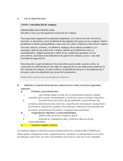 Evidencia De Compras Docx Lee El Siguiente Caso Caso