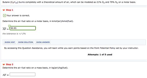 Solved Butane C H Burns Completely With A Theoretical Chegg