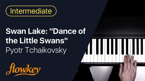 Swan Lake Dance Of The Little Swans Pyotr Tchaikovsky Easy Piano Tutorial Youtube