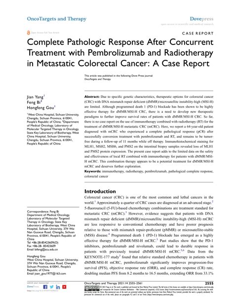 Pdf Complete Pathologic Response After Concurrent Treatment With