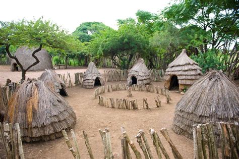 Zulu Cultural Village adjacent to Zulu Nyala | African house, African ancestry, Africa