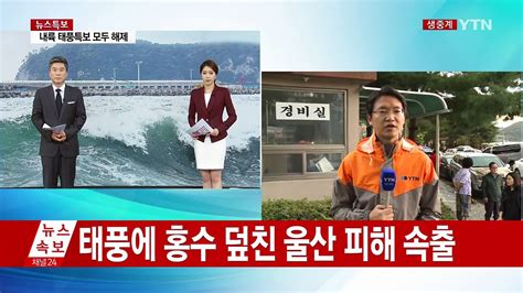 태풍에 홍수 덮친 울산 곳곳에서 피해 속출 Ytn Yes Top News 동영상 Dailymotion