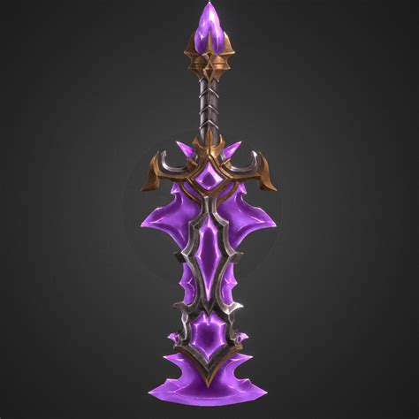 Emily Funk Purple Crystal Sword