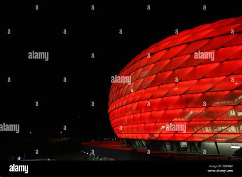 Allianz Arena in Munich Germany at night Stock Photo - Alamy