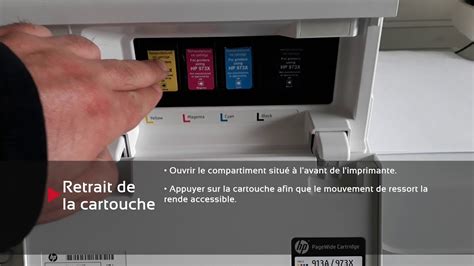 Tutorial Fr En De Nl Replacing Hp Series Printer Cartridges Youtube