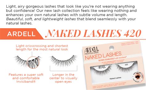 Amazon Ardell False Eyelashes Naked Lashes 420 With Invisiband