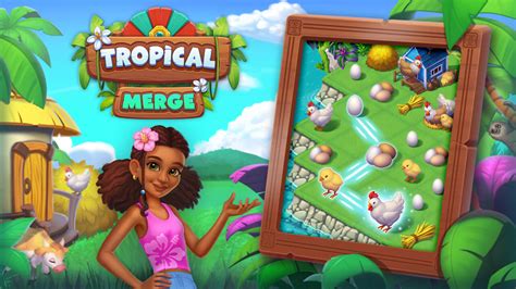 Play? Play! Fun!!! - Playing game: - Tropical Merge