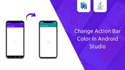 Change Action Bar Color In Android Studio Android Studio Tricks Youtube