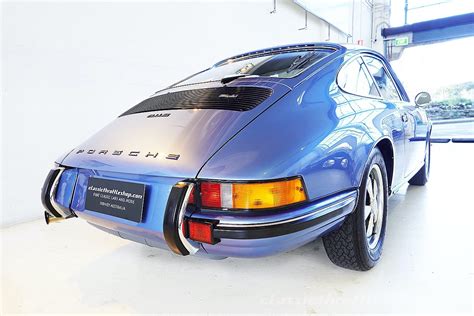 1973 Porsche 911 24 S Gemini Blue Classic Throttle Shop