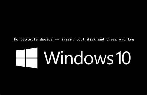 How To Fix A No Bootable Device Error On Windows 10 Helpdeskgeek