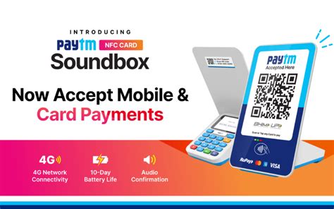 Paytm Launches Indias First Nfc Card Soundbox A Two In One Mobile Qr