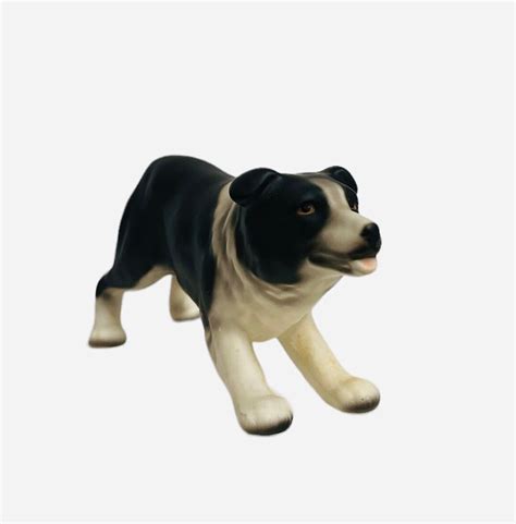 Lovely Border Collie Figurine Dog Statue Border Collie Lover T