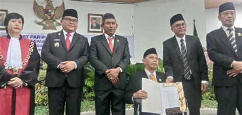 Rapat Paripurna PAW DPRD Bangka Mercy Yudha Resmi Gantikan Magrizan