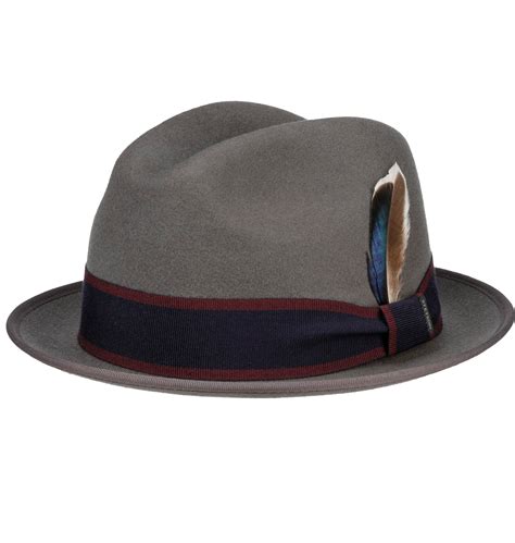 Stetson Rockwell Player Wool Hat Grey